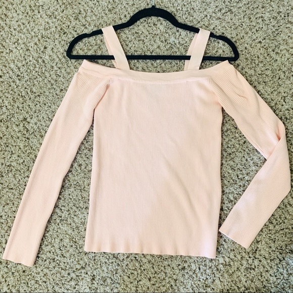 FORVER 21•cold shoulder knit sweater size L - Picture 2 of 6